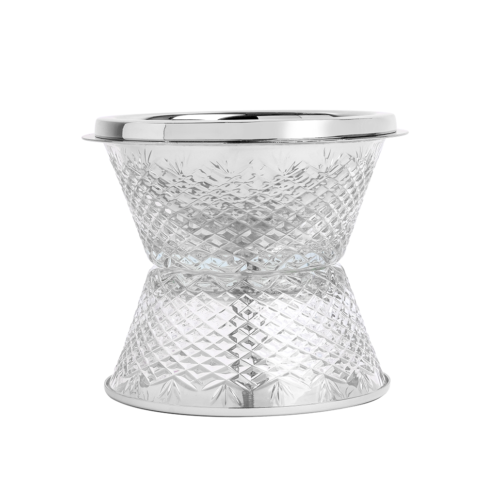 Picture of Crystal Without Feet Clear Silver Burner