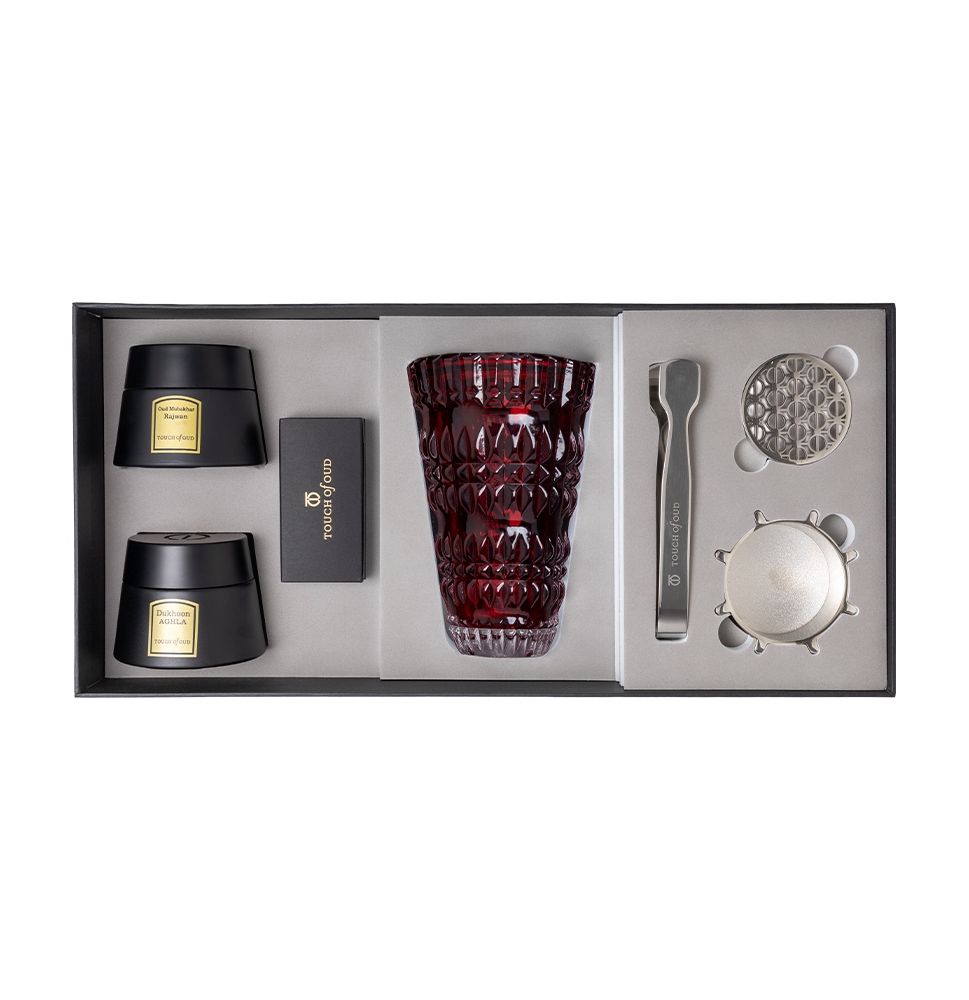 Picture of 5pcs Gift Set Red Antique Burner