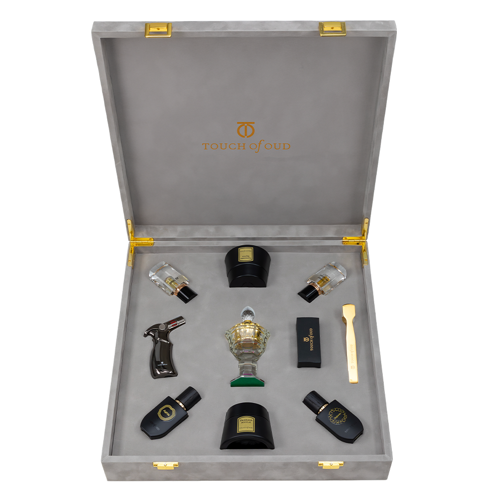 Picture of 10pcs Gray Velvet Gift Set